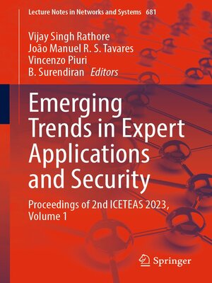 cover image of Emerging Trends in Expert Applications and Security, Volume 1